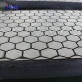 Rubber backed ceramic tile, ceramic rubber panel wear plate