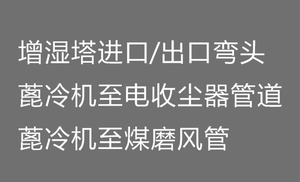 增湿搭进/出口弯头